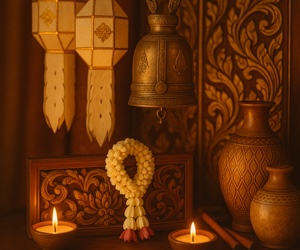 Traditionelle Thai Atmosphäre